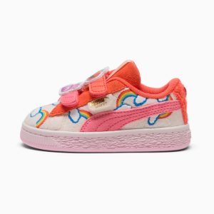 PUMA x CARE BEARS x SESAME STREET Basket Toddlers' "Elmo Cheer" Easy On Sneakers