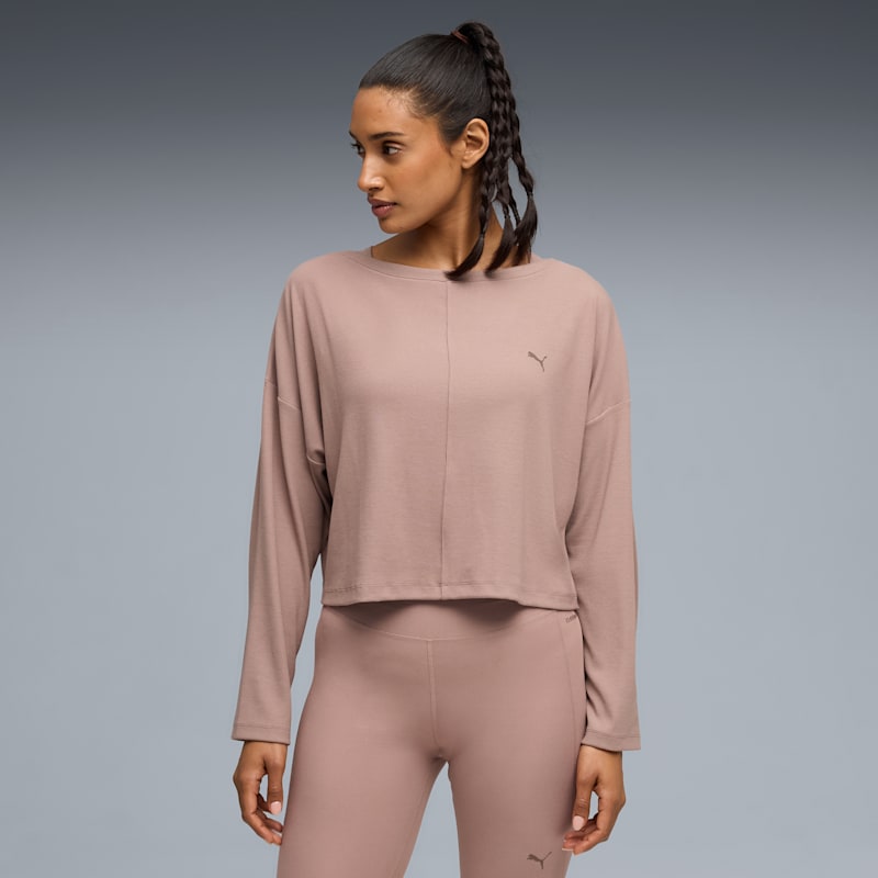 Cloudspun Ultra Soft Women's Ribbed Cloud Long Sleeve Tee - Image 2