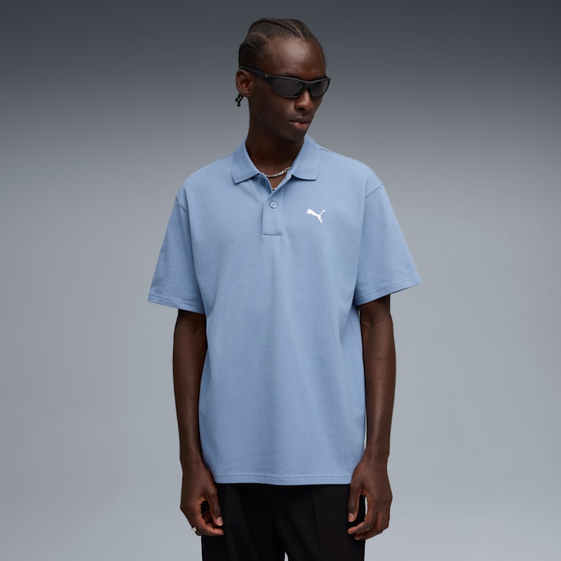 PUMA Wardrobe Essentials Men's Relaxed Pique Polo Shirt - Image 2