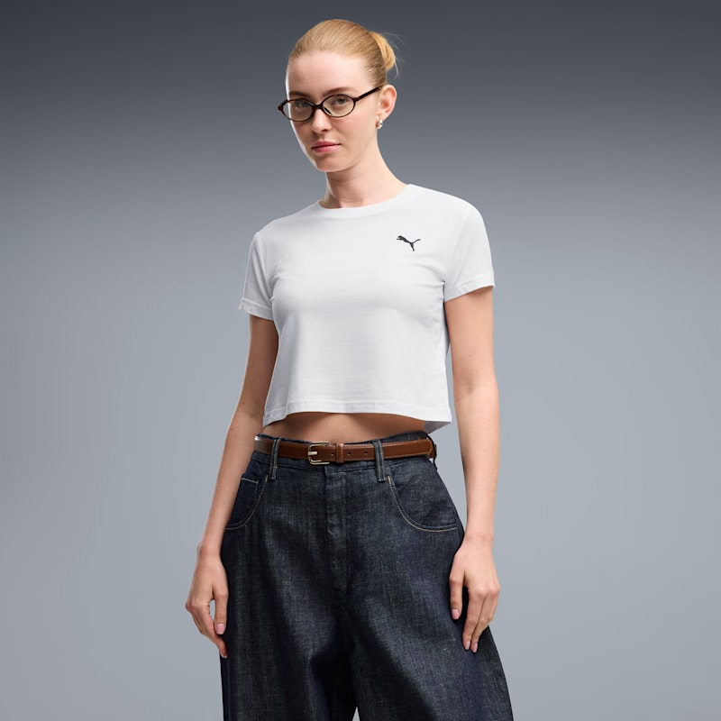 PUMA Wardrobe Essentials Women's Baby Tee - Image 2