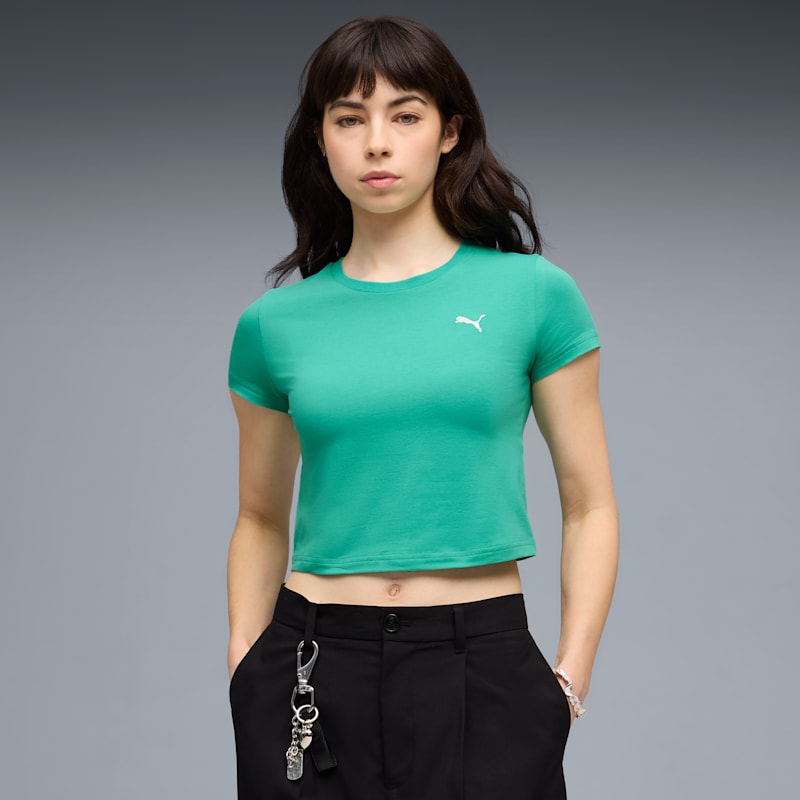 PUMA Wardrobe Essentials Women's Baby Tee - Image 4