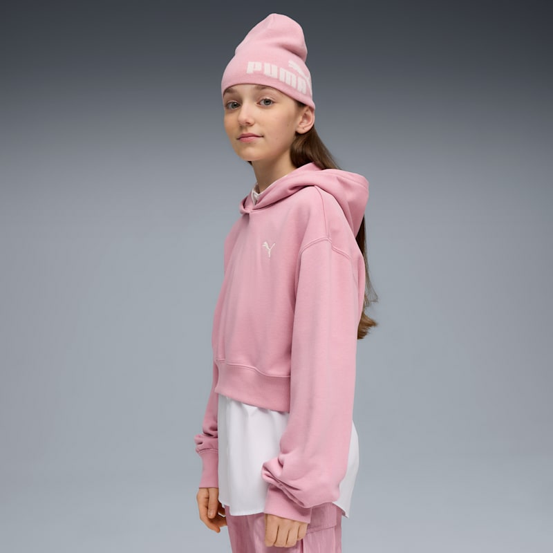 PUMA Wardrobe Essentials Big Kids' Short Length Hoodie - Image 4