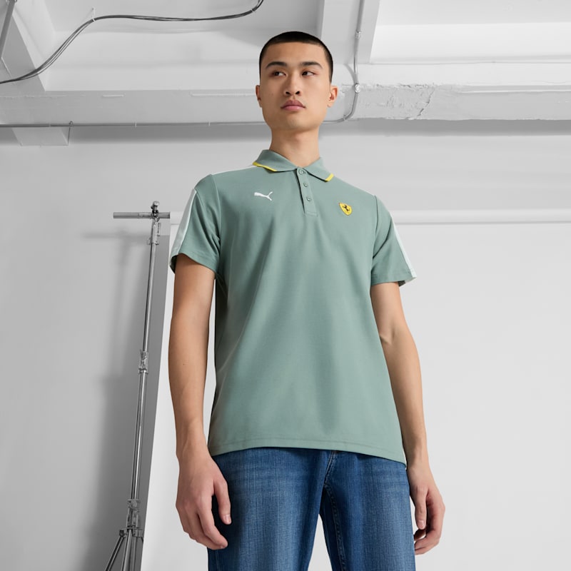 Scuderia Ferrari Race MT7 Men's Polo - Image 2