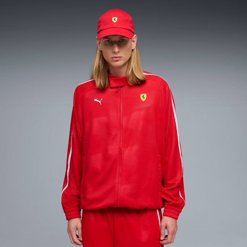 Scuderia Ferrari Men's T7 Oversized Track Jacket - Image 2
