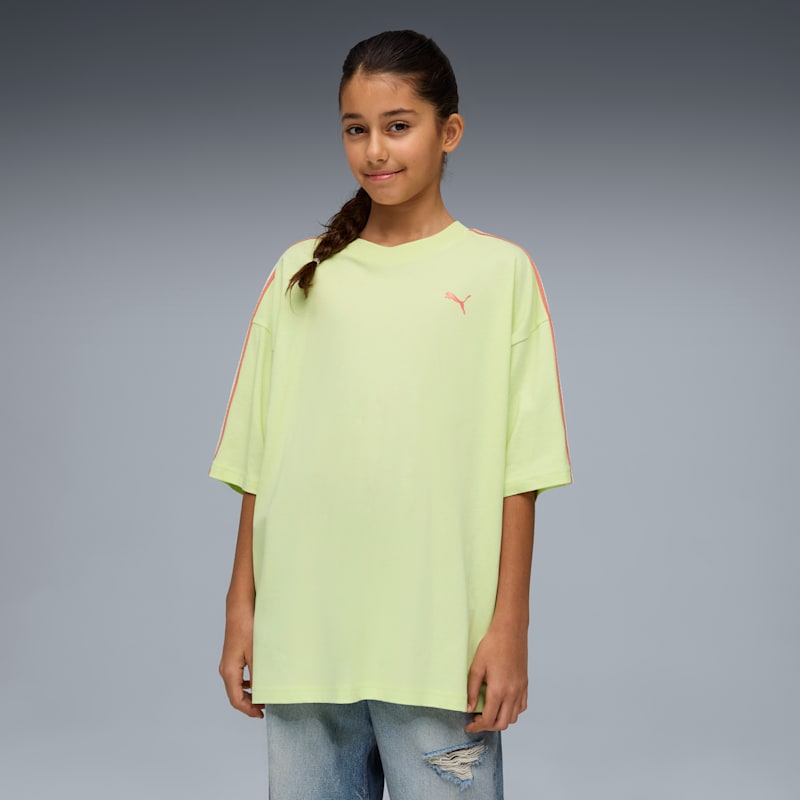 Luminous Cloud Big Kids' Oversized Graphic Tee - Image 4