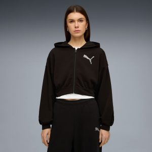 Essentials Graphics Bedazzled Women's Zip-Up Hoodie