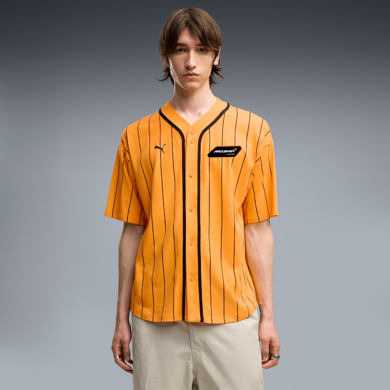 McLAREN RACING Men's Oversized Baseball Jersey - Image 2