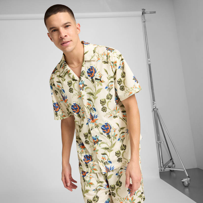 Floral Sport Men's Graphic Shirt - Image 2