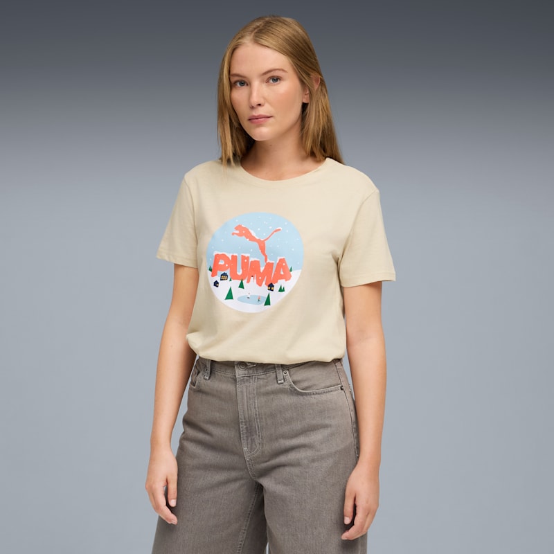 Holiday Snow Globe Women's Tee