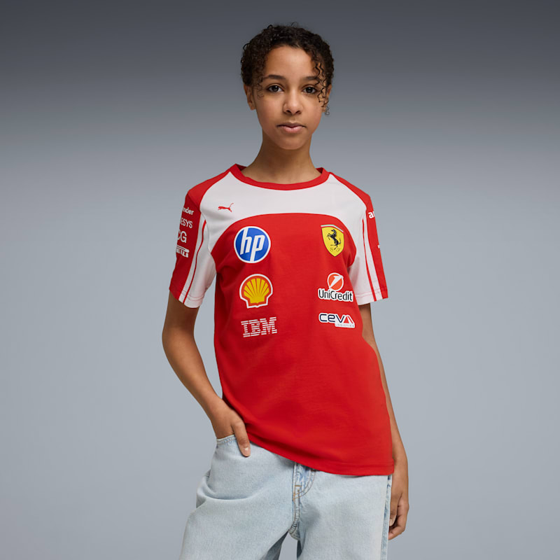 Scuderia Ferrari Replica Big Kids' Soccer Tee