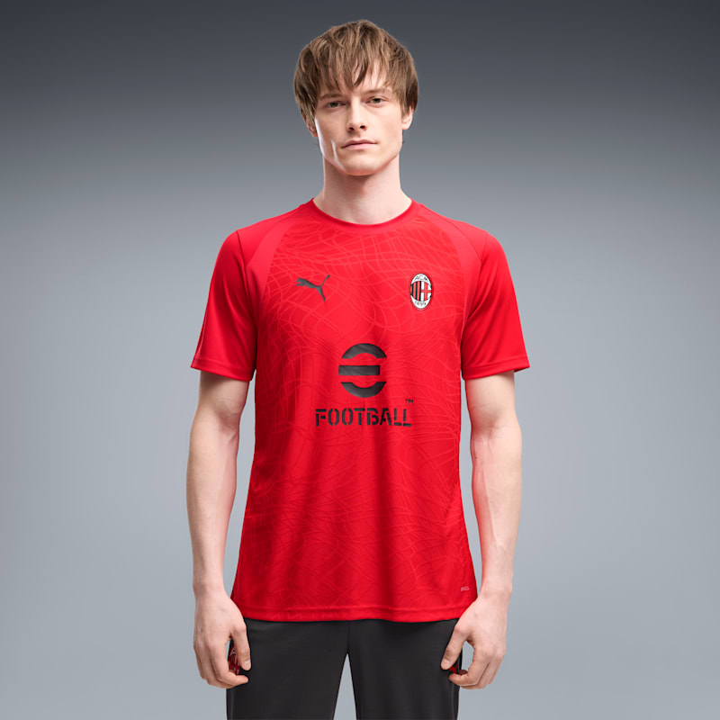 AC Milan Men's Slim Soccer Training Jersey - Image 3